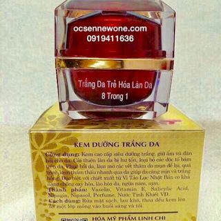 NO18-Kem trắng da trẻ hóa làn da 8 in 1 Nice One Linh Chi VIP-40g