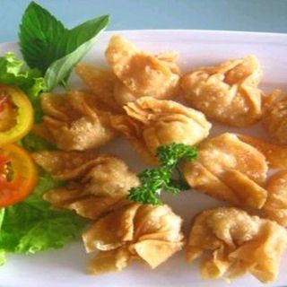 hoành thánh chiên 120v/kg