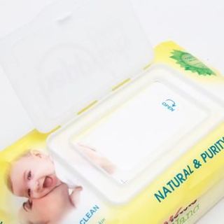 KHĂN ƯỚT BABY VÀNG TO 100 MIẾNG giá sỉ