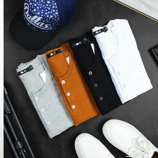 Áo thun cổ tròn 3 quy