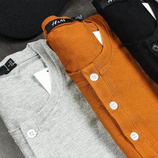 Áo thun cổ tròn 3 quy