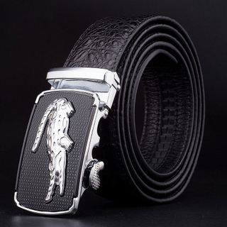 Thắt Lưng Da Vân Hình Cá Sấu 3D