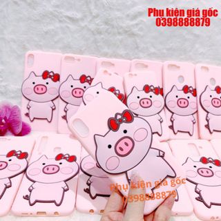 Ốp Heo Hồng Silicon Chống Trầy Chống Sốc