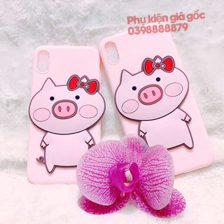Ốp Heo Hồng Silicon Chống Trầy Chống Sốc