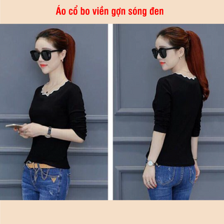 ÁO CỔ BO VIỀN GỢN SÓNG