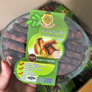 Me Thái không hạt nhãn xanh 200gr giá sỉ