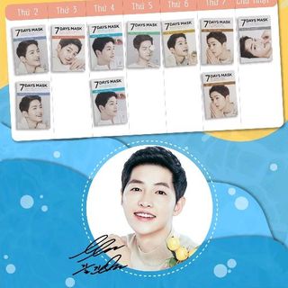 Mặt nạ giấy dưỡng trắng da 7days mask