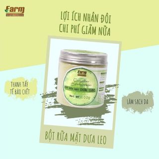 Bột rửa mặt dưa leo