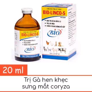 Bio LINCO S - Trị khò khè tiêu chảy máu