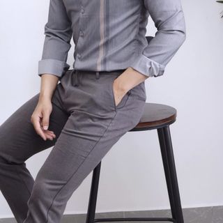 Áo sơ mi nam dài tay Hàn Quốc