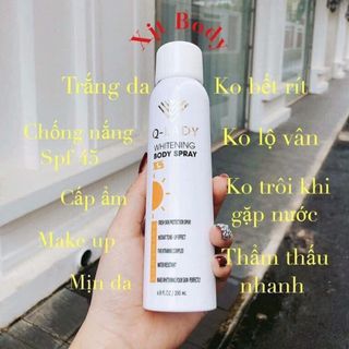 Xịt phun sương dưỡng da chống nắng