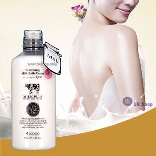 Sữa tắm dưỡng trắng da tinh chất sữa tươi milk plus Q10 giá sỉ​ giá sỉ