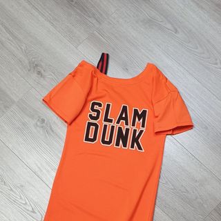 Đầm thun bé gái lệch vai in chữ Slam Dunk Ninh Khương - Sun Moon giá sỉ