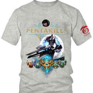 Áo Thun Liên Minh Huyền Thoại Tướng Caitlyn Skin Vũ Khí Tối Thượng 7 Màu