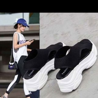 Giày Sandal bánh mì hàng quảng châu cao 5cm
