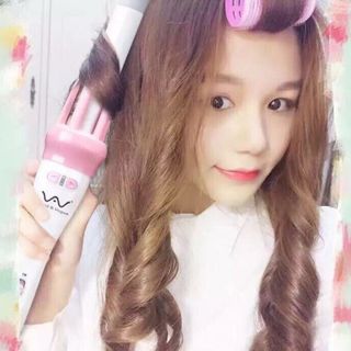 Gậy uốn tóc xoăn tự động tặng kèm 1 cây lượt và 2 xẹt cố định tóc