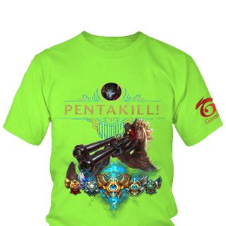 Áo Thun Liên Minh Huyền Thoại Tướng Jhin Skin Cao Bồi 7 Màu