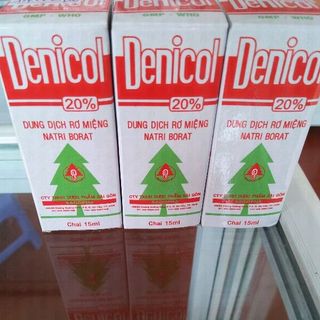 Denicol dung dịch rơ miệng Natri Borat