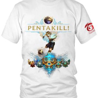 Áo Thun Liên Minh Huyền Thoại Tướng Ezreal Skin Tiền Đạo 7 Màu