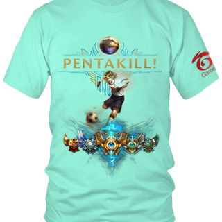 Áo Thun Liên Minh Huyền Thoại Tướng Ezreal Skin Tiền Đạo 7 Màu