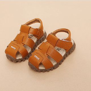 Giày Sandal cho bé trai 03 nâu bò giá sỉ