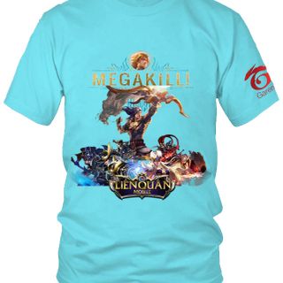 Áo thun Liên Quân Mobile 3D Tướng Yorn Skin Long Thần ái 7 Màu