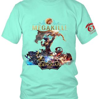 Áo thun Liên Quân Mobile 3D Tướng Yorn Skin Long Thần ái 7 Màu