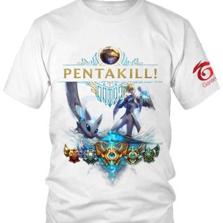 Áo Thun Liên Minh Huyền Thoại Tướng Ezreal Skin Vệ Binh Tinh Tú 7 Màu