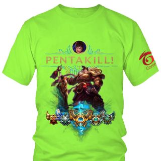 Áo Thun Liên Minh Huyền Thoại Tướng Garen Skin Long Tướng 7 Màu