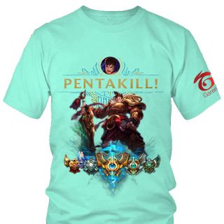 Áo Thun Liên Minh Huyền Thoại Tướng Garen Skin Long Tướng 7 Màu