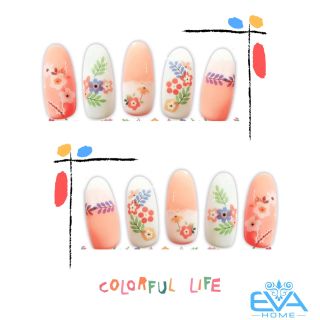 Miếng Dán Móng Tay 3D Nail Sticker Tráng Trí Hoạ Tiết Bông Hoa F445 giá sỉ