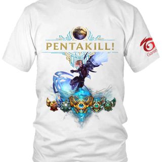 Áo Thun Liên Minh Huyền Thoại Tướng Ezreal Skin Vũ Khí Tối Thượng 7 Màu