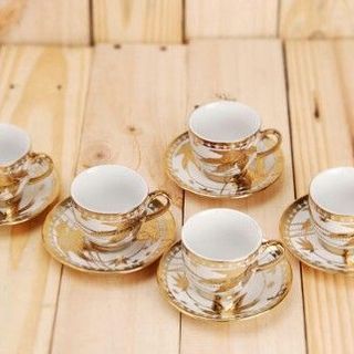 Bộ Tách Trà Nhũ Vàng Gốm Sứ giá sỉ