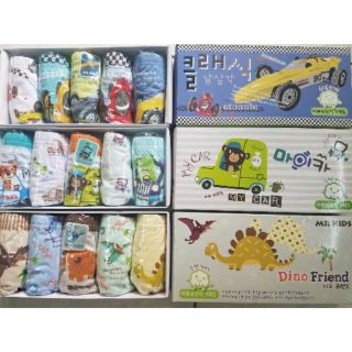 Sét 5 quần hộp bé trai và bé gái Hàn quốc 9kg 40kg