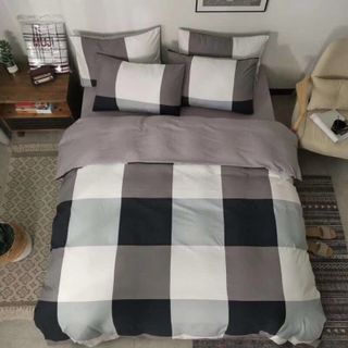 Bộ Chăn Ga Gối Đũi Muji 4 Món