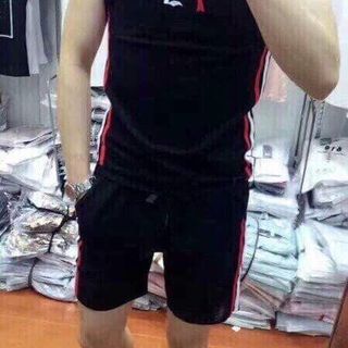 Bộ đồ thể thao ba lổ nam tập Gym vải Thun Lạnh co dãn 4 chiều