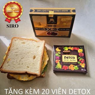 Giảm cân đông y mộc linh x3 tặng detox thải độc giá sỉ