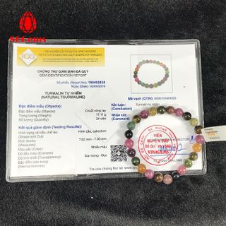 Vòng đá tourmaline tự nhiên có kiểm định - Bán sỉ
