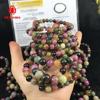 Vòng đá tourmaline tự nhiên có kiểm định - Bán sỉ