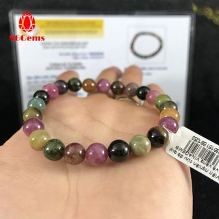 Vòng đá tourmaline tự nhiên có kiểm định - Bán sỉ