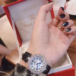 Đồng hồ nữ thời trang Royal Crown 6305 dây da