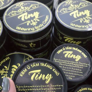 Tiny body cream ủ tắm trắng khô