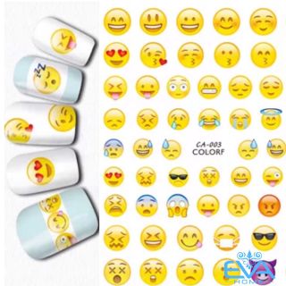 Miếng Dán Móng Tay 3D Nail Sticker Tráng Trí Hoạ Tiết Icon mặt cưới CA003