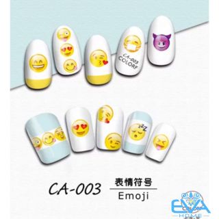 Miếng Dán Móng Tay 3D Nail Sticker Tráng Trí Hoạ Tiết Icon mặt cưới CA003