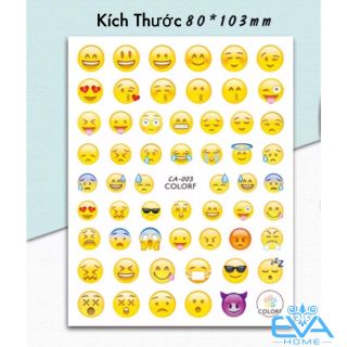 Miếng Dán Móng Tay 3D Nail Sticker Tráng Trí Hoạ Tiết Icon mặt cưới CA003