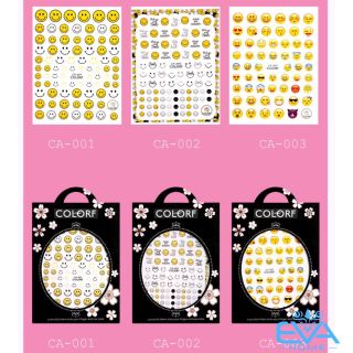 Miếng Dán Móng Tay 3D Nail Sticker Tráng Trí Hoạ Tiết Icon mặt cưới CA003