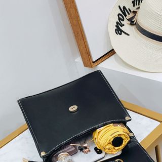 Balo Nữ Retro Dây Đan Chéo Da PU Lộn Xu Hướng 2019 BL15