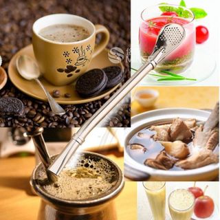 Ống Hút Inox - Kiêm Thìa