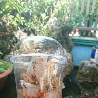 bánh tráng cuộn ruốc