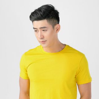 Áo thun trơn nam vàng